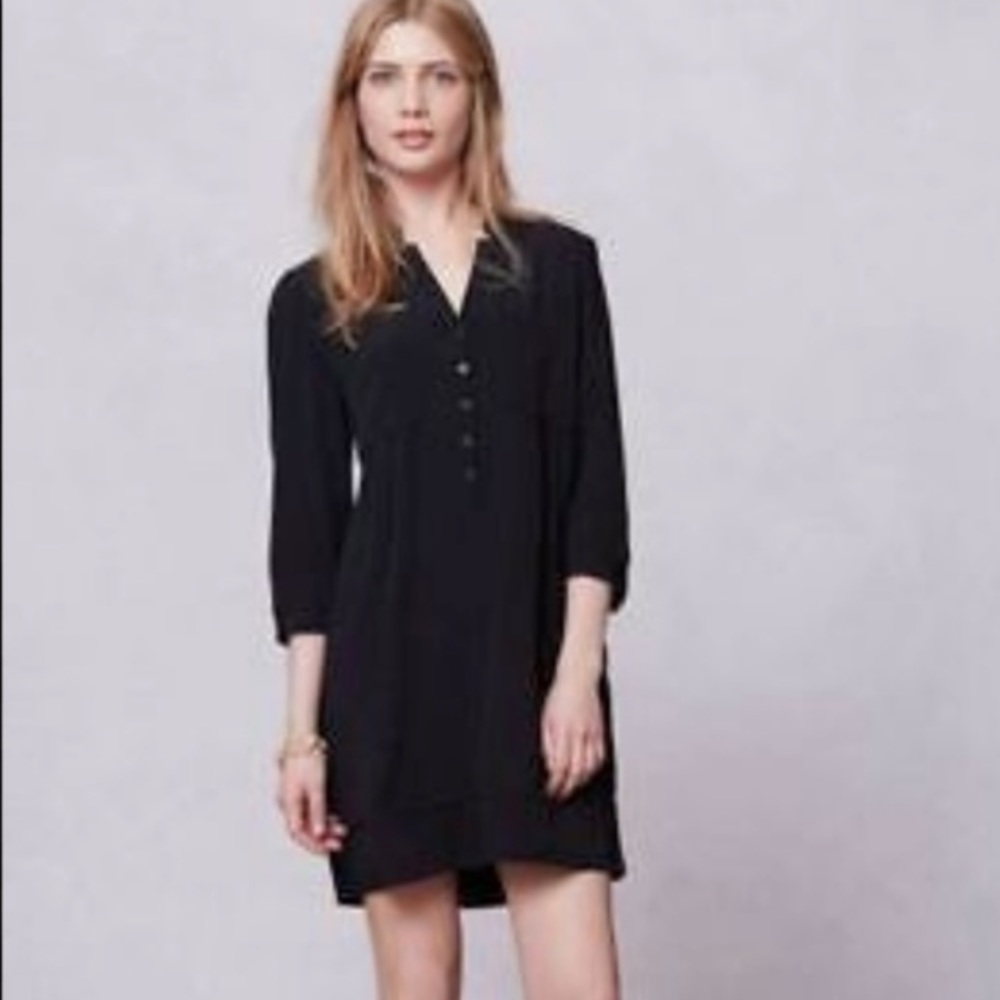 Anthropologie Maeve black dress
